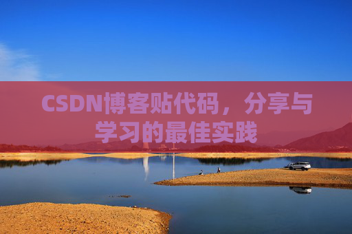 CSDN博客贴代码，分享与学习的最佳实践